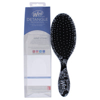 Sugar Skull Hair Brush - White Black