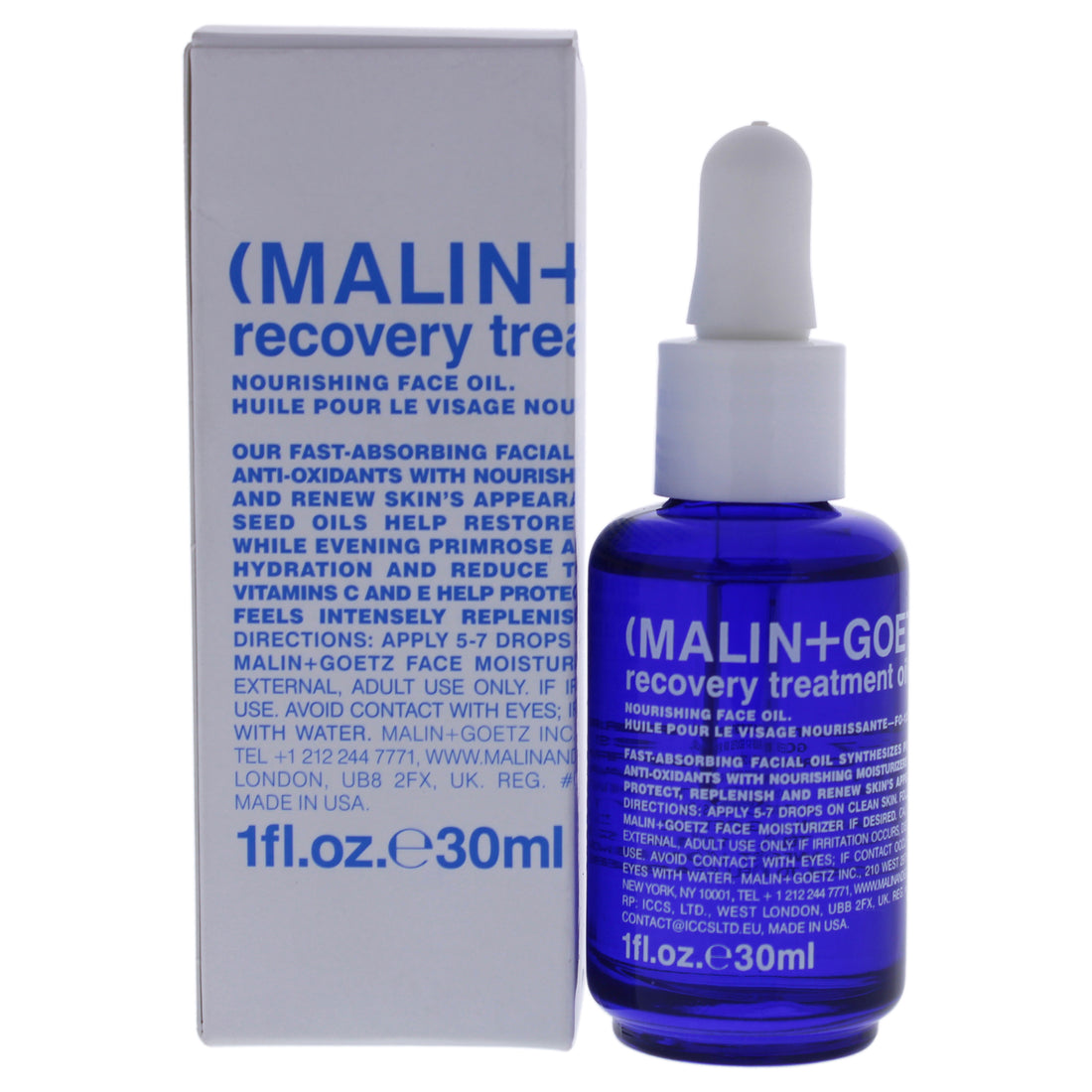 Recovery Treatment Oil by Malin + Goetz for Women - 1 oz Oil