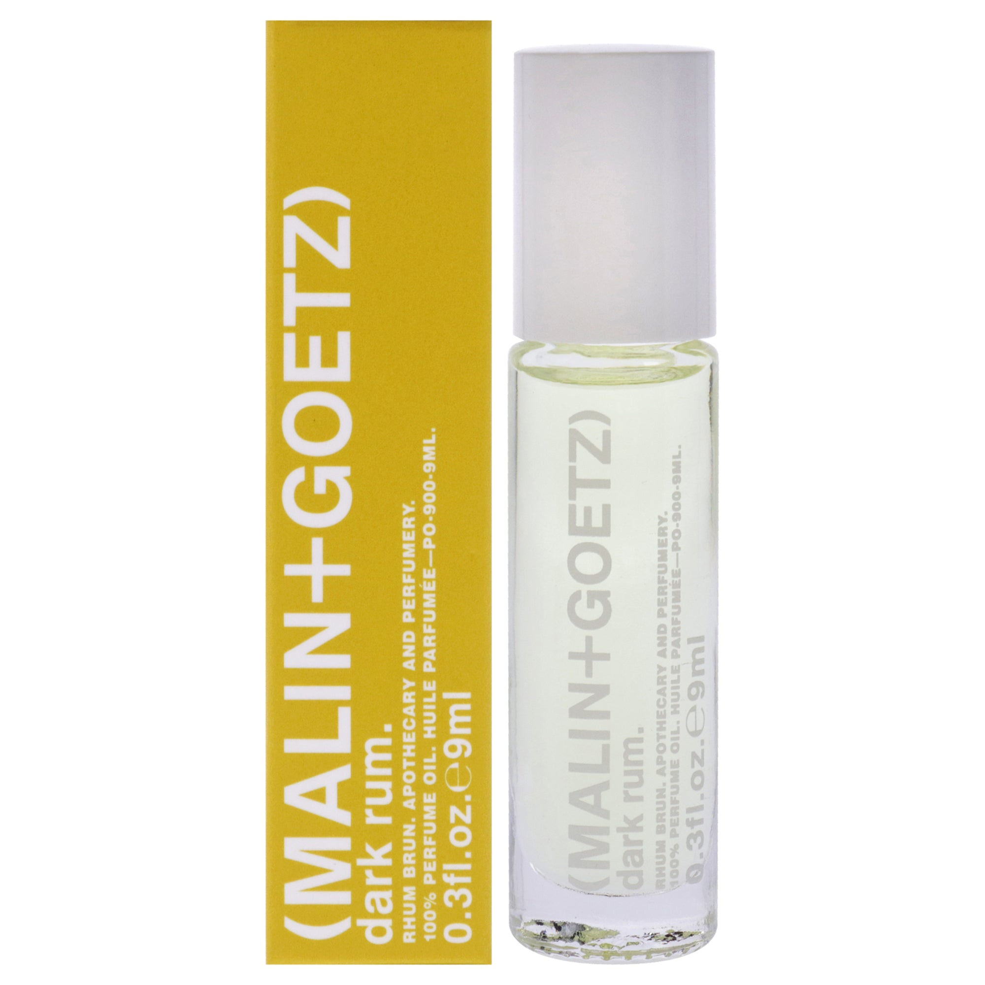 Dark Rum Perfume Oil by Malin + Goetz for Unisex - 0.3 oz Perfumed Oil Rollerball (Mini)