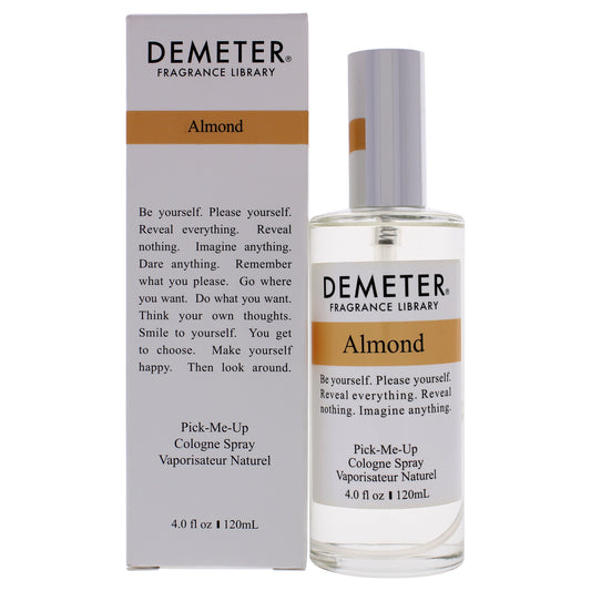 Almond by Demeter for Unisex - 4 oz Cologne Spray
