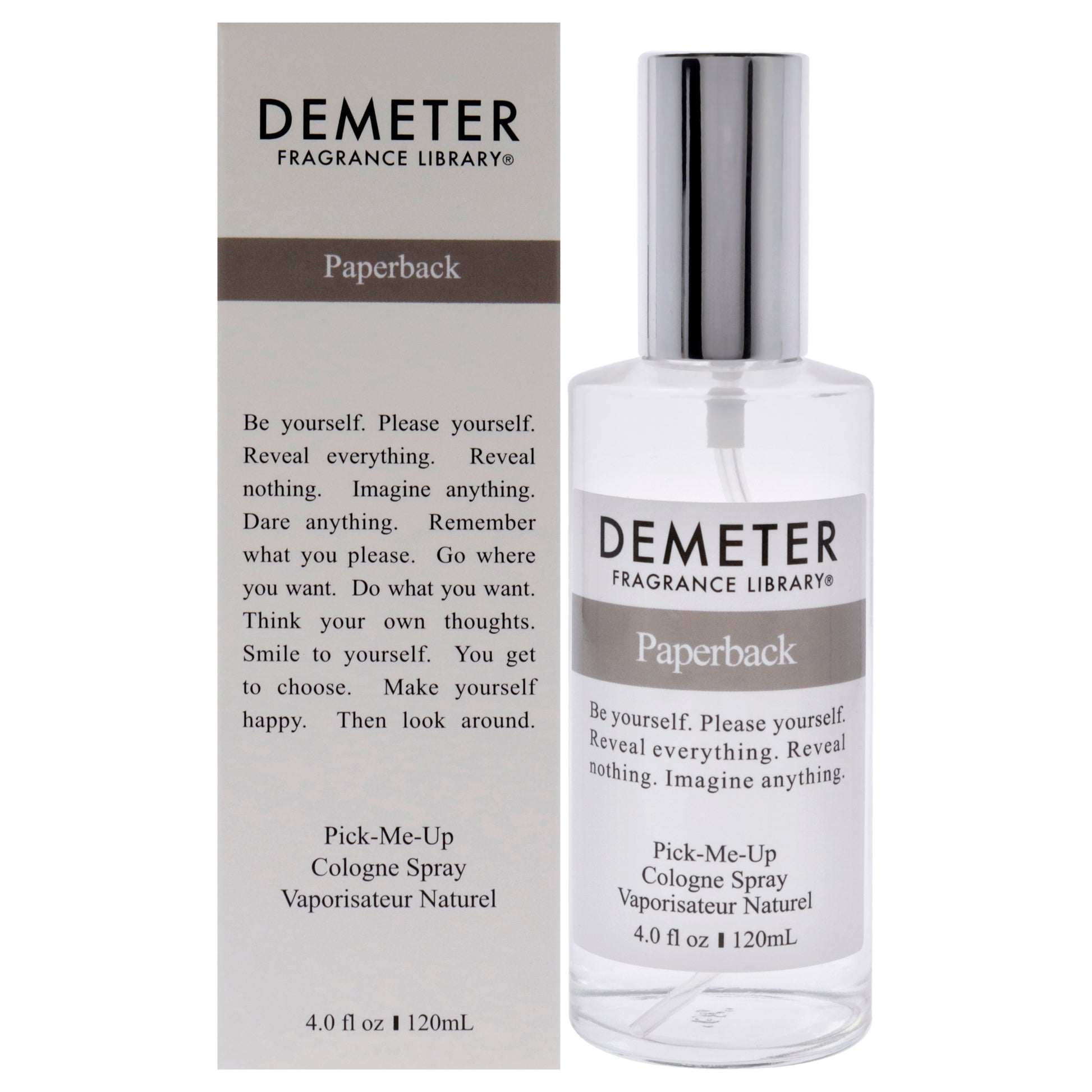 Paperback by Demeter for Unisex 4 oz Cologne Spray