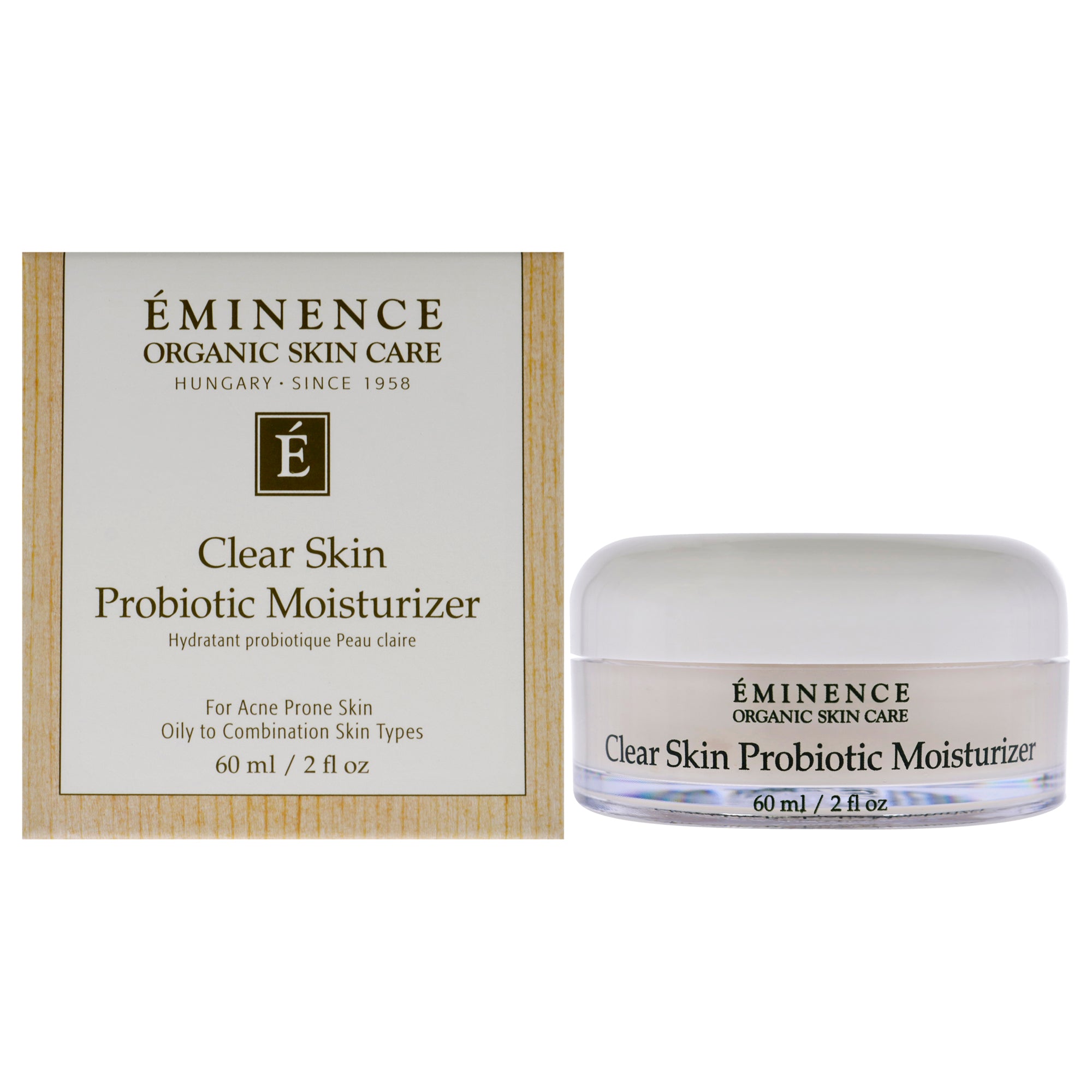 Clear Skin Probiotic Moisturizer by Eminence for Unisex 2 oz Moisturizer