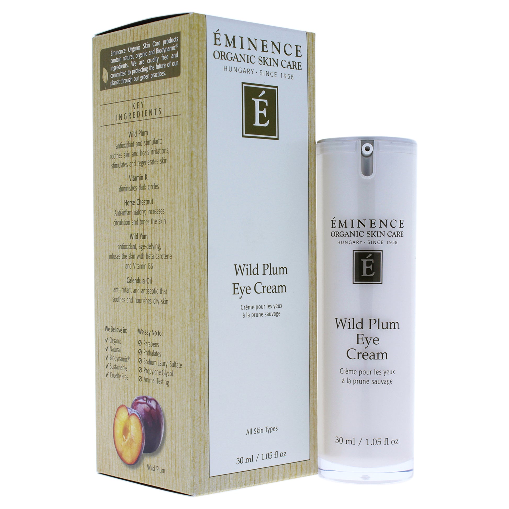 Wild Plum Eye Cream by Eminence for Unisex 1.05 oz Cream