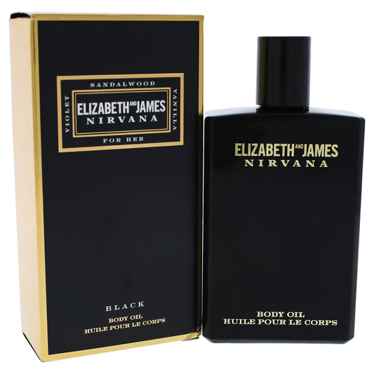 Nirvana Black Body Oil by Elizabeth and James for Women 3.4 oz Oil