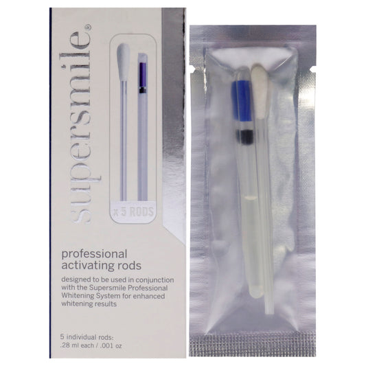 Professional Activating Rods by Supersmile for Unisex - 5 x 0.01 oz Treatment