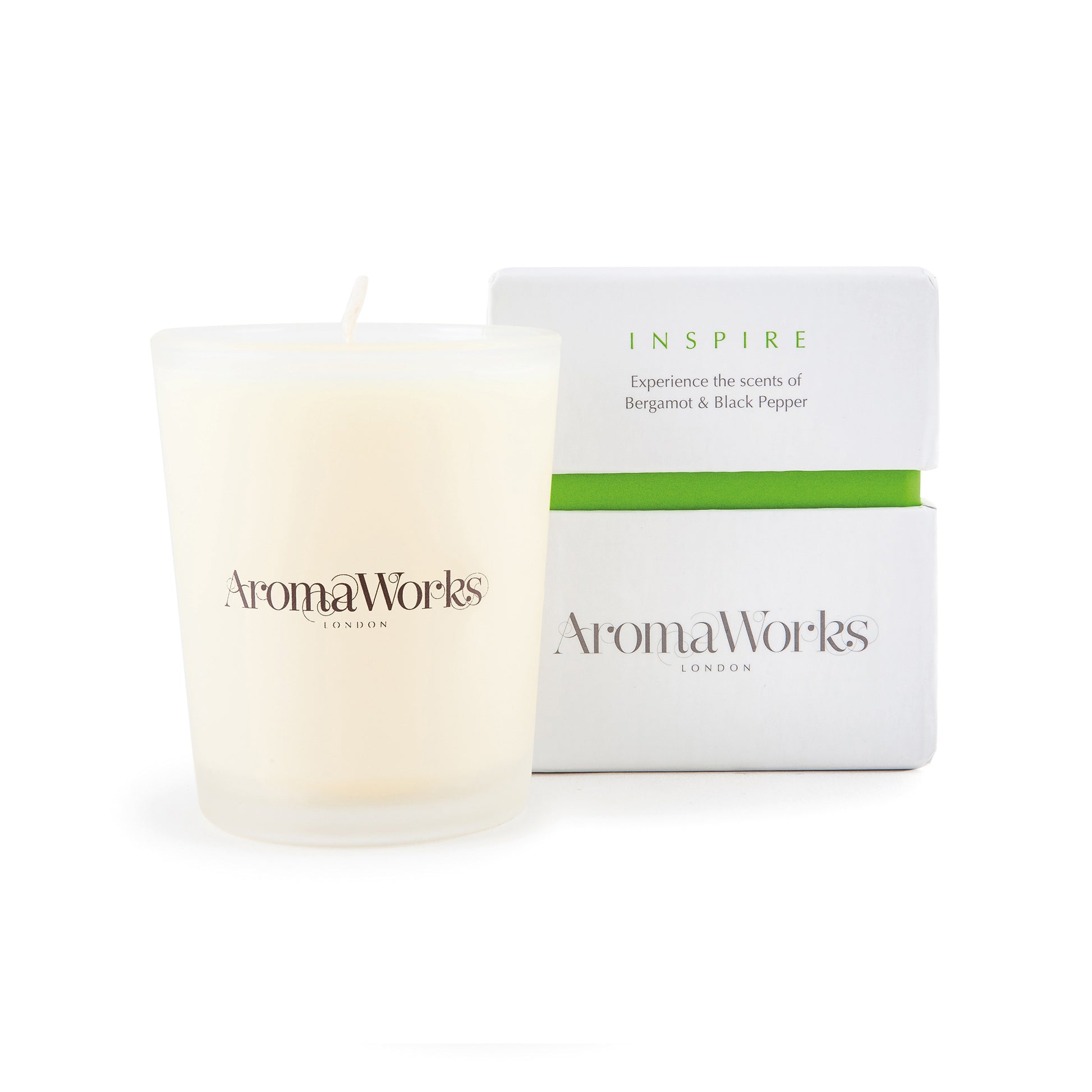 Inspire Candle Small by Aromaworks for Unisex - 2.65 oz Candle