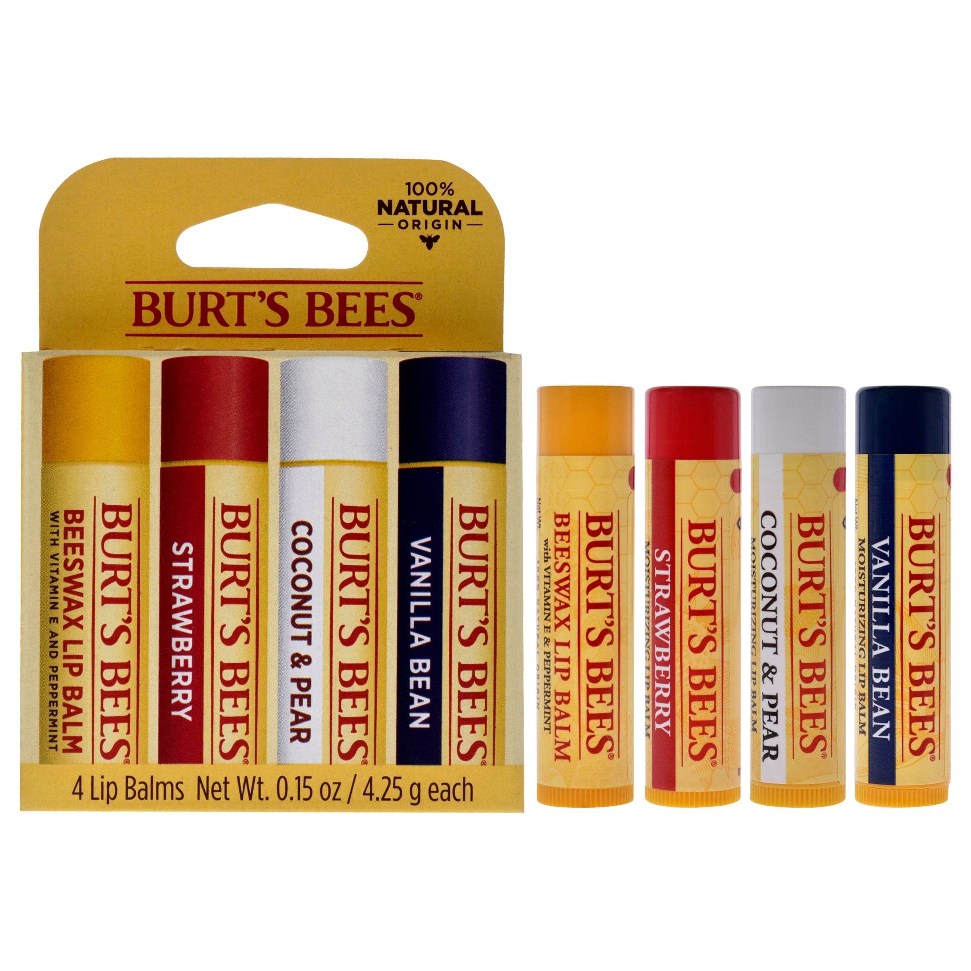 Best Of Burts Moisturizing Lip Balm Set
