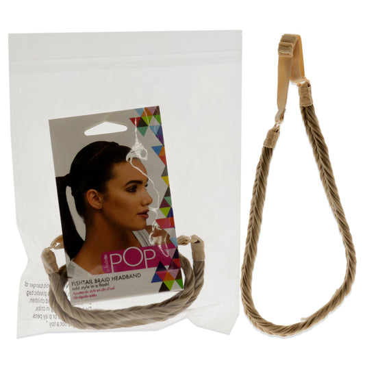 Pop Fishtail Braid Headband - R14 88H Golden Wheat by Hairdo for Women - 1 Pc Hair Band