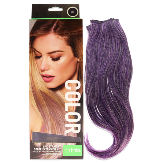 Straight Color Extension Kit - Berry Sorbet by Hairdo for Women - 6 x 23 Inch Hair Extension