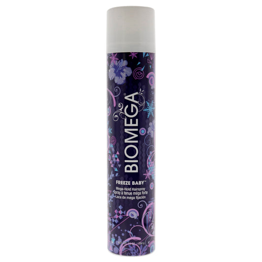 Biomega Freeze Baby Mega Hold Hairspray by Aquage for Unisex - 10 oz Hair Spray
