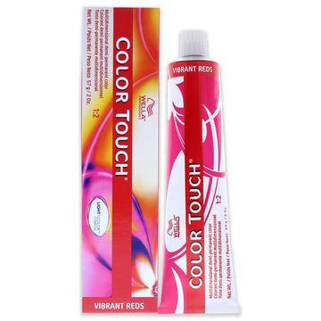 Color Touch Demi-Permanent Color - 4 5 Medium Brown-Red-Violet by Wella for Unisex - 2 oz Hair Color