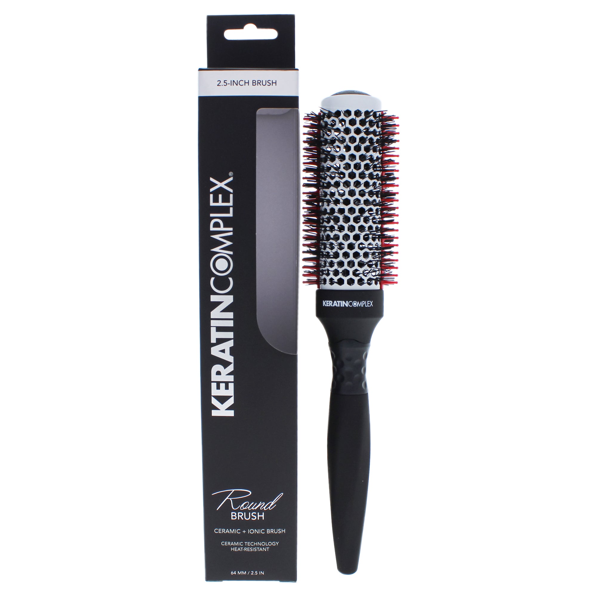 Thermal Round Brush by Keratin Complex for Unisex 2.5 Inch Hair Brush