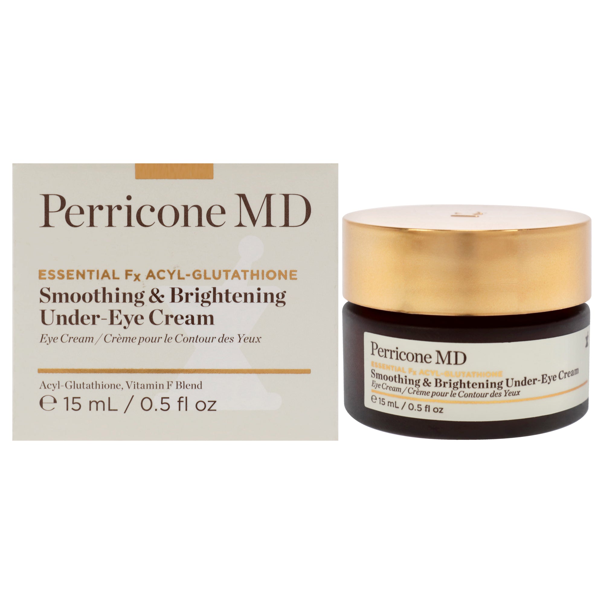 Essential Fx Acyl-Glutathione Smoothing and Brightening Under-Eye Cream by Perricone MD for Women - 0.5 oz Eye Cream