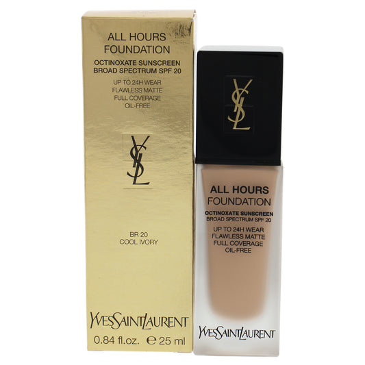 All Hours Foundation SPF 20 - BR20 Cool Ivory by Yves Saint Laurent for Women - 0.84 oz Foundation
