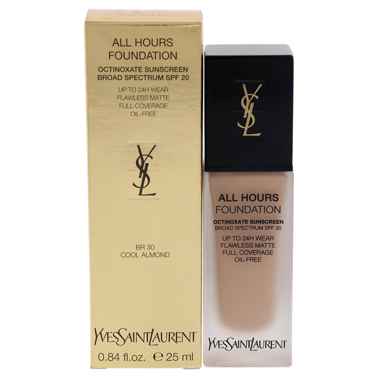 All Hours Foundation SPF 20 - BR30 Cool Almond by Yves Saint Laurent for Women - 0.84 oz Foundation
