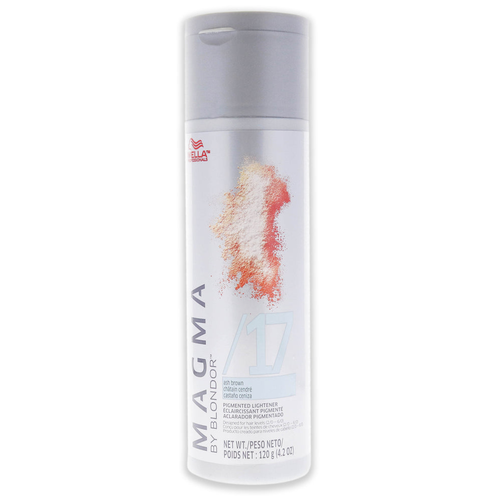 Magma by Blondor Pigmented Lightener - 17 Ash Brown by Wella for Unisex ...