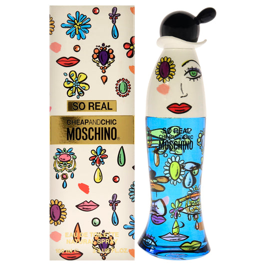 Cheap And Chic So Real by Moschino for Women - 3.4 oz EDT Spray
