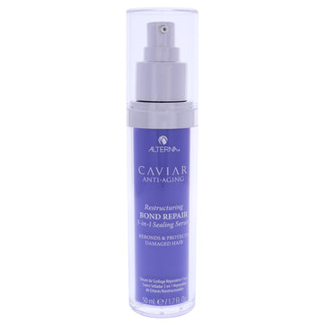 Caviar Anti-Aging Restructuring Bond Repair 3-In-1 Sealing Serum by Alterna for Unisex - 1.7 oz Serum