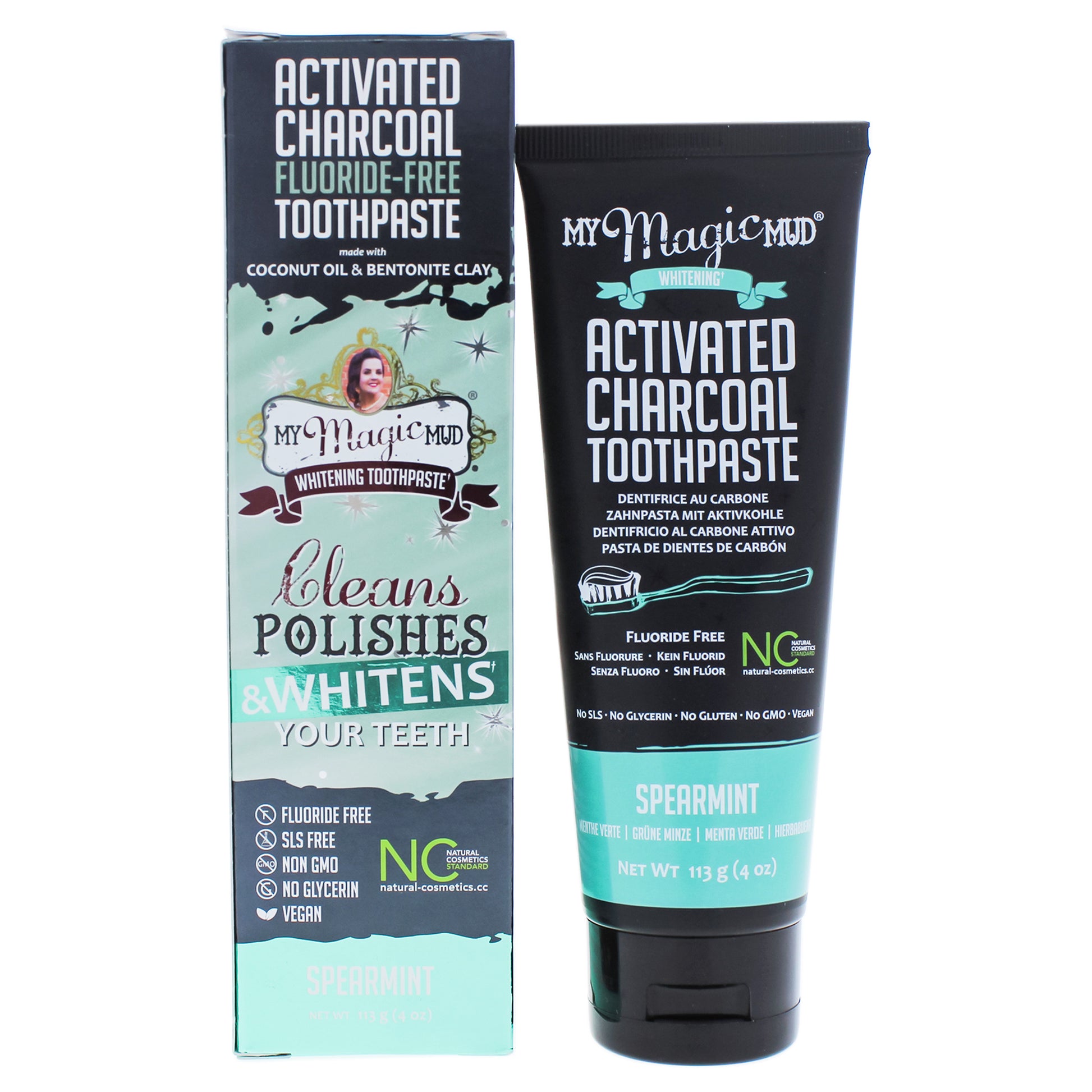 Activated Charcoal Whitening - Spearmint