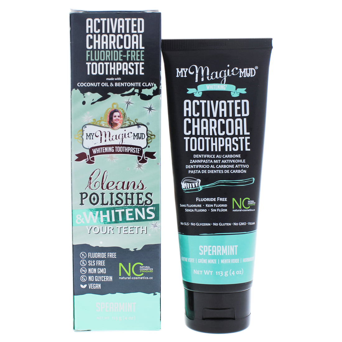 Activated Charcoal Whitening - Spearmint