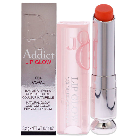 Dior Addict Lip Glow - 004 Coral by Christian Dior for Women - 0.11 oz Lip Balm