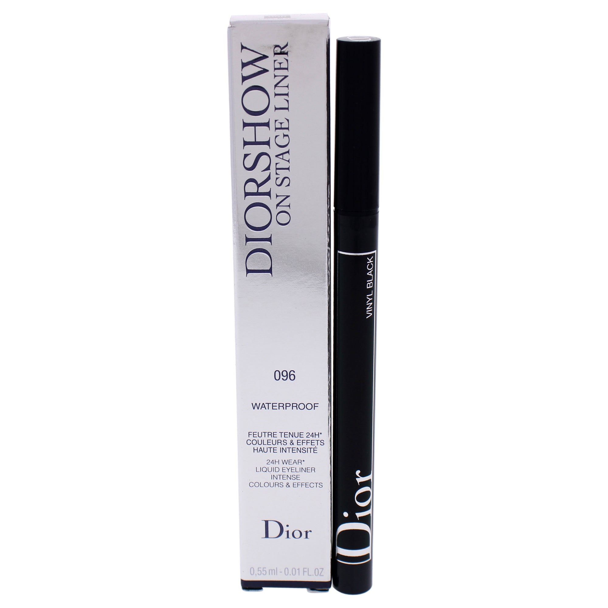 Diorshow On Stage Liquid Eyeliner Waterproof - 096 Vinyl Black by Christian Dior for Women 0.01 oz Eyeliner