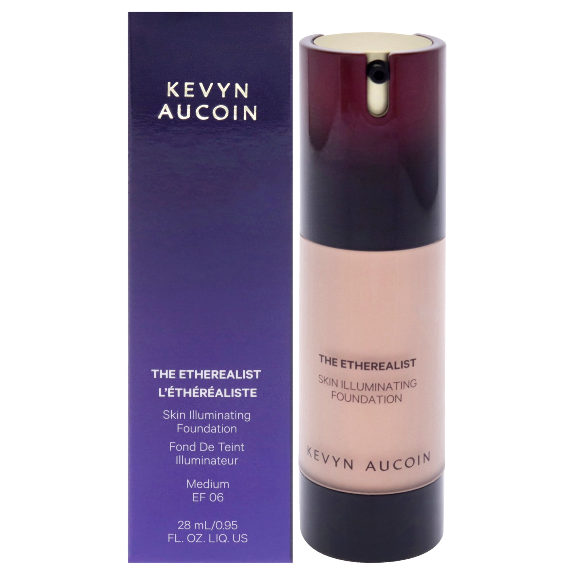 The Etherealist Skin Illuminating Foundation - EF 06 Medium by Kevyn Aucoin for Women 0.95 oz Foundation