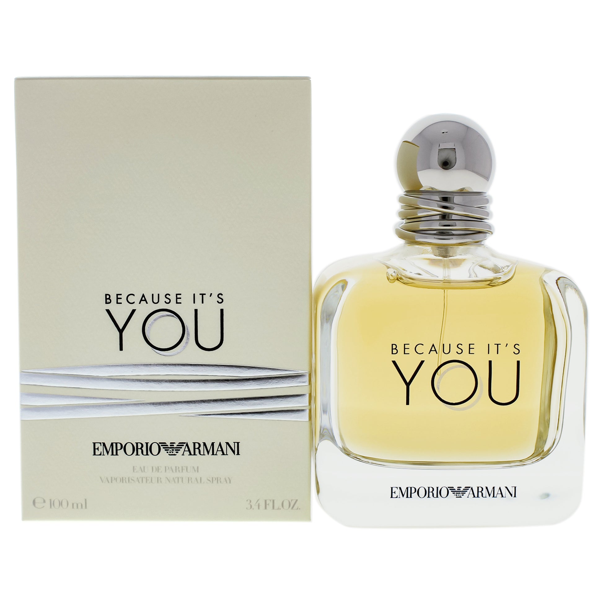 Emporio Armani Because It Is You by Giorgio Armani for Women - 3.4 oz EDP Spray