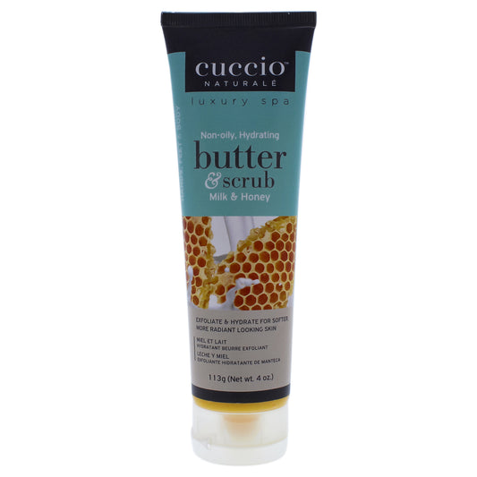 Butter and Scrub - Milk and Honey by Cuccio Naturale for Unisex - 4 oz Scrub