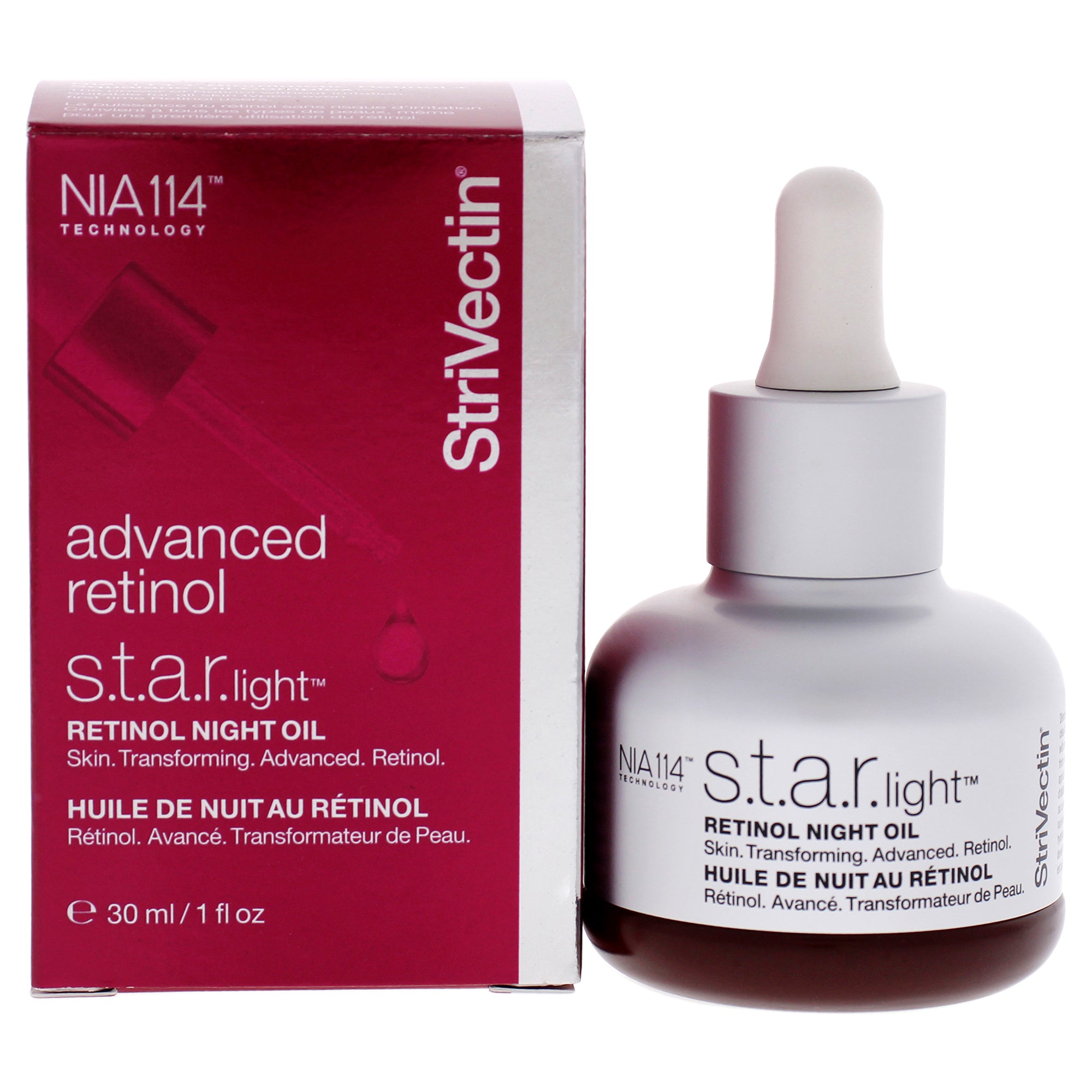 STAR Light Retinol Night Oil by Strivectin for Unisex - 1 oz Oil