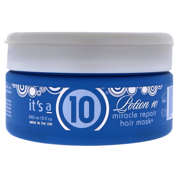 Potion 10 Miracle Instant Repair Hair Mask by Its A 10 for Unisex 8 oz Masque