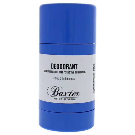 Deodorant - Citrus and Herbal-Musk by Baxter of California for Men - 2.65 oz Deodorant Stick