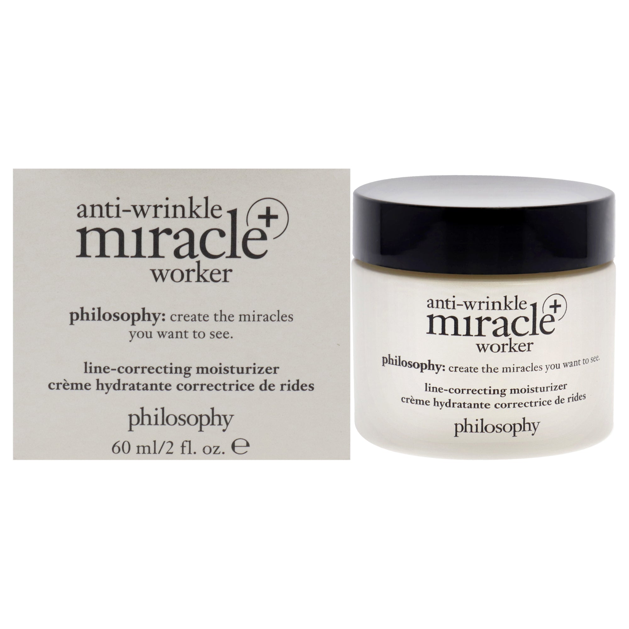 Anti-Wrinkle Miracle Worker Plus Line-Correcting Moisturizer by Philosophy for Unisex - 2 oz Moisturizer