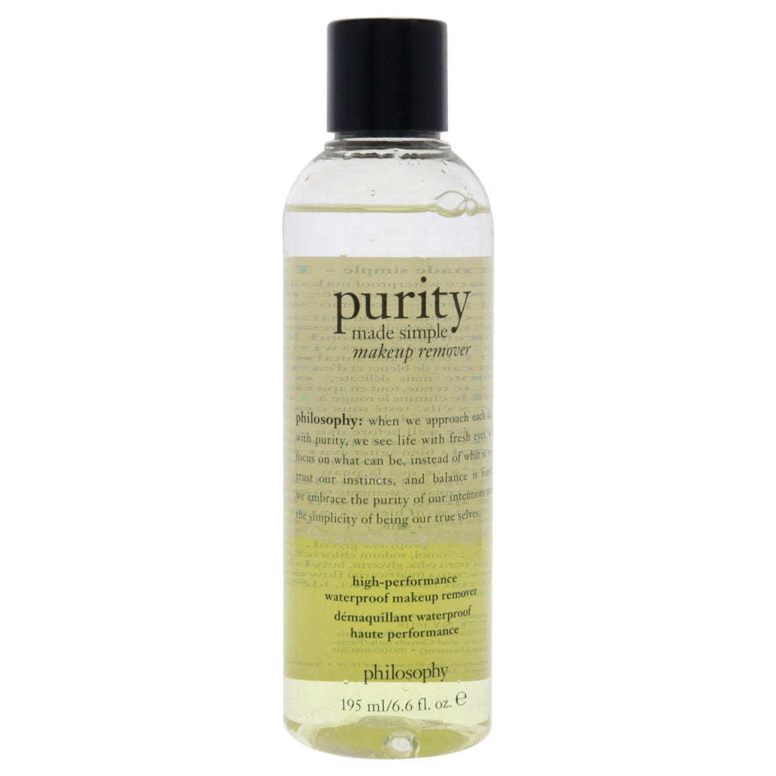 Purity Made Simple Makeup Remover High-Performance Waterproof