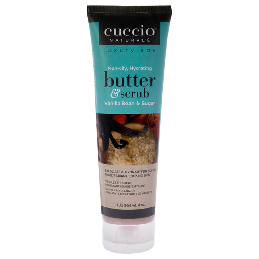 Butter and Scrub - Vanilla Bean and Sugar by Cuccio Naturale for Unisex - 4 oz Scrub