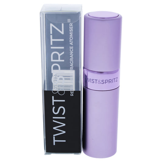 Twist and Spritz Atomiser - Light Purple by Twist and Spritz for Women - 8 ml Refillable Spray (Empty)