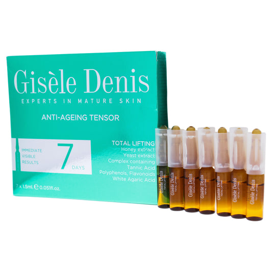 Anti-Ageing Tensor by Gisele Denis for Unisex - 7 x 1.5 ml Treatment