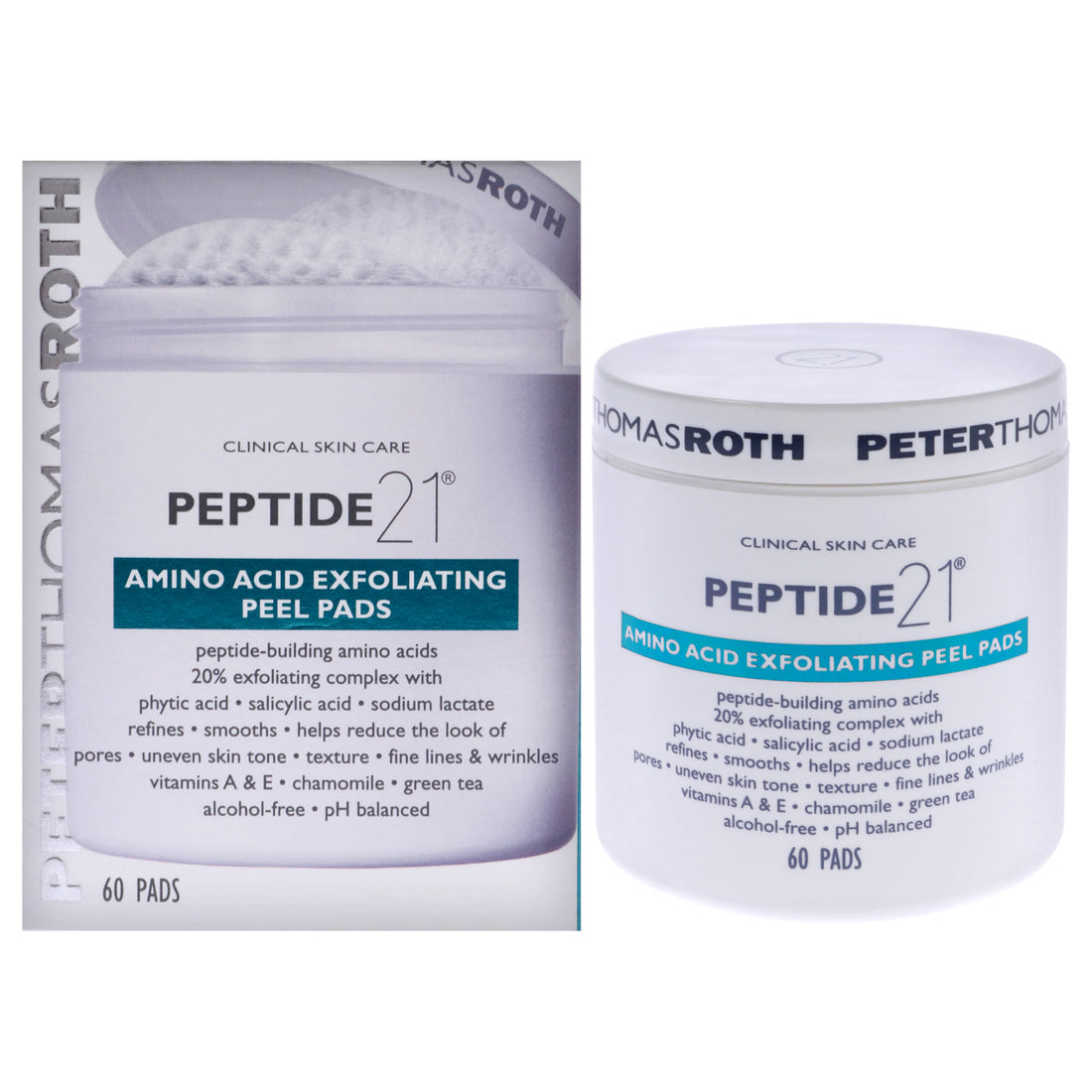 Peptide 21 Amino Acid Exfoliating Peel Pads