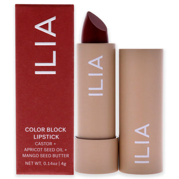 Color Block High Impact Lipstick - Tango by ILIA Beauty for Women 0.14 oz Lipstick