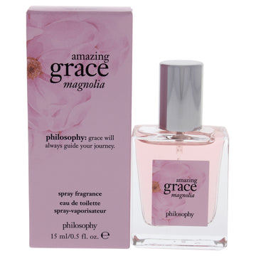 Amazing Grace Magnolia by Philosophy for Women 0.5 oz EDT Spray