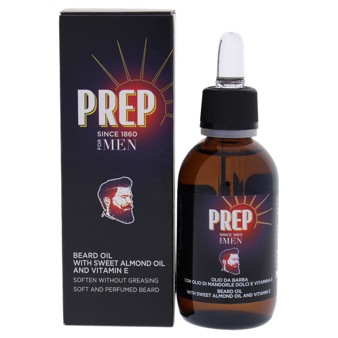 Beard Oil by Prep for Men - 1.7 oz Oil