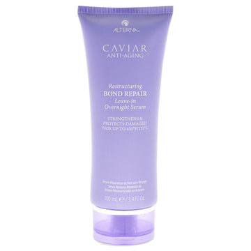 Caviar Anti-Aging Restructuring Bond Repair Leave-In Overnight Serum by Alterna for Unisex - 3.4 oz Serum