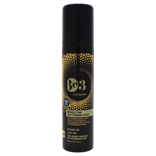 Miracle Tan Self Tanning Spray by Be3 for Unisex - 3.4 oz Bronzer