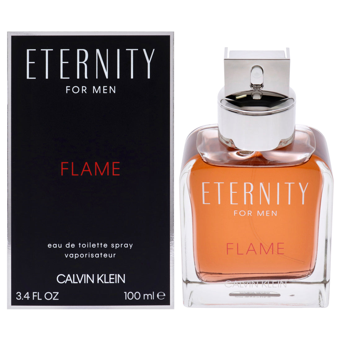 Eternity Flame by Calvin Klein for Men - 3.4 oz EDT Spray