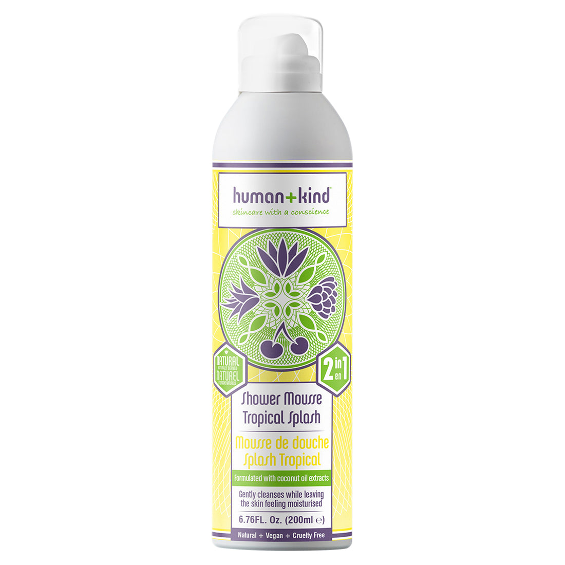 Human+Kind Shower Mousse Bodywash
