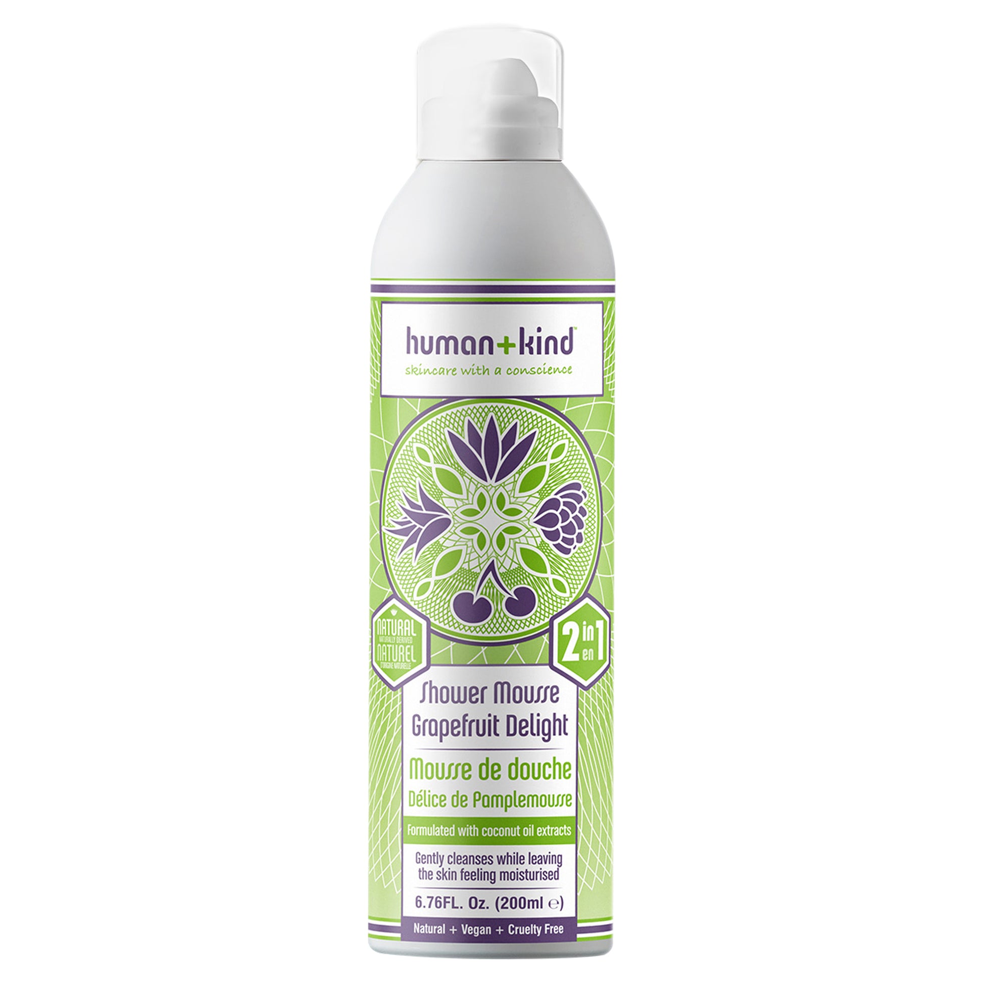 Human+Kind Shower Mousse Bodywash