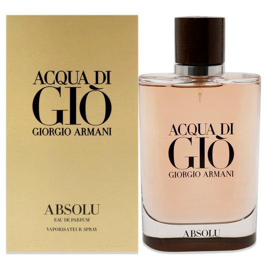 Acqua Di Gio Absolu by Giorgio Armani for Men - 4.2 oz EDP Spray