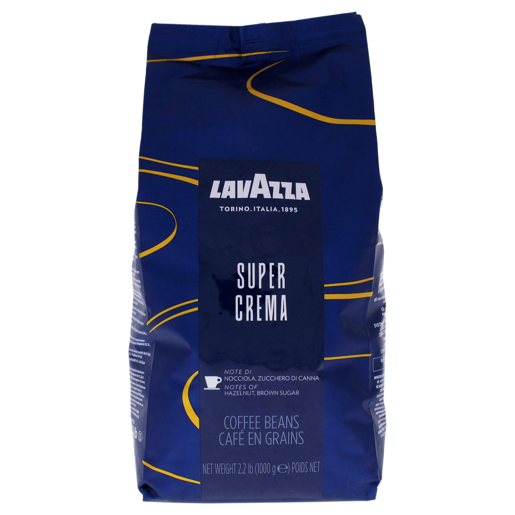 Super Crema Roast Whole Bean Coffee by Lavazza for Unisex - 35.2 oz Coffee