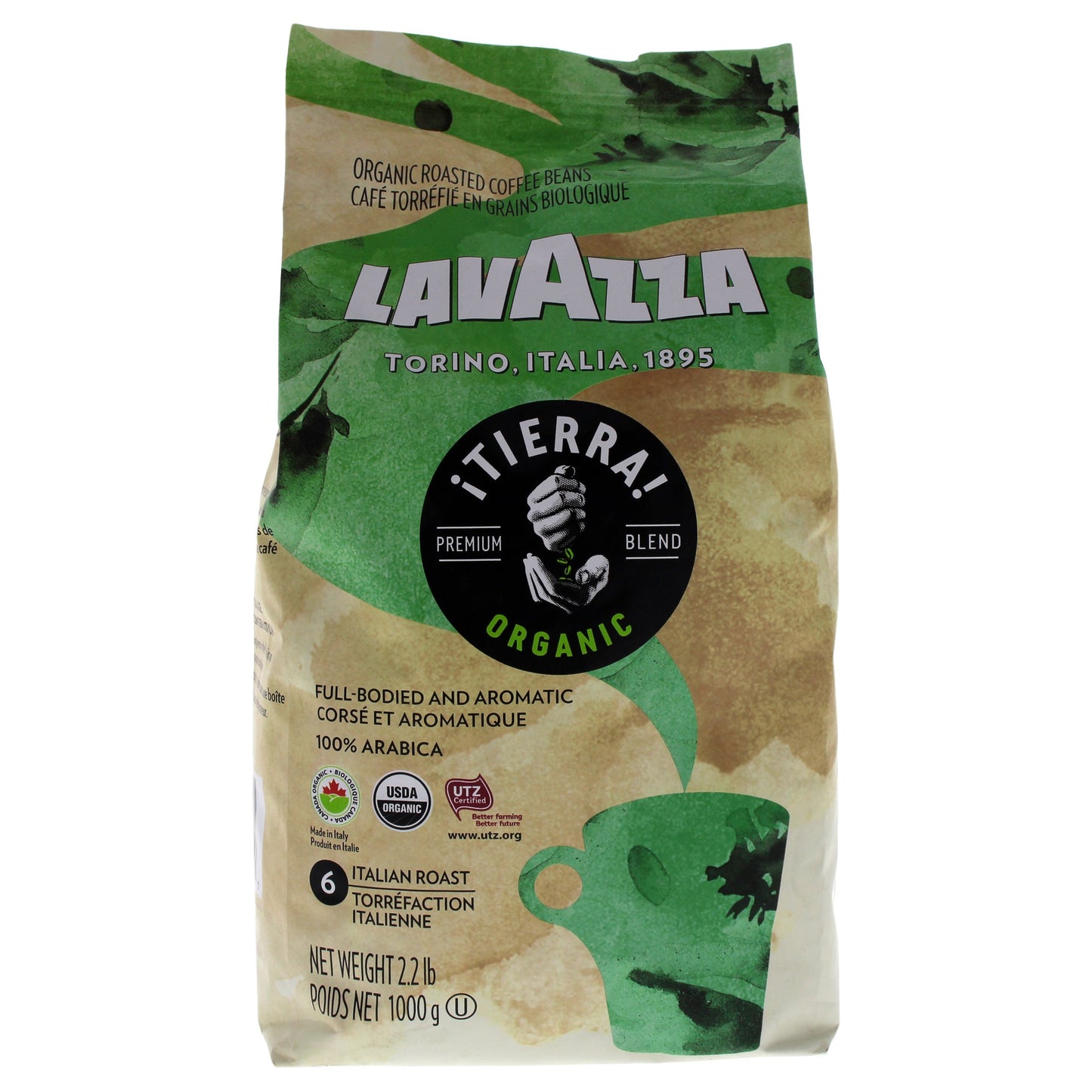 Tierra Organic Roast Whole Bean Coffee