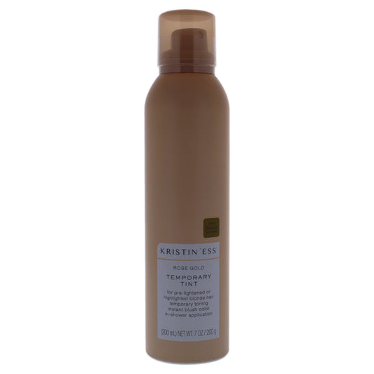 Rose Gold Temporary Tint Spray by Kristin Ess for Unisex - 7 oz Hair Color